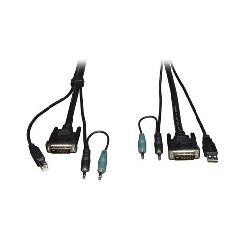 Tripp Lite Dvi / Usb / Audio Kvm Cable Kit, 10-ft. (P759010)