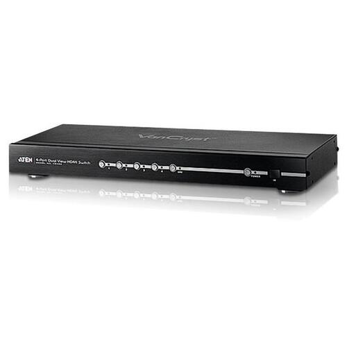 Aten 4-port Hd Switch W/ Mirror Outputs (VS482)