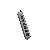Tripp Lite 6-outlet Power Strip Metal 15ft Cord 15a (UL24RA15)