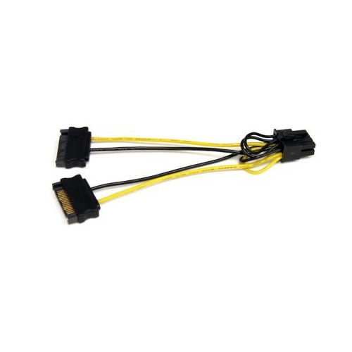 StarTech 6" Sata To 8pin Pcie Power Cable Adapter (SATPCIEX8ADP)