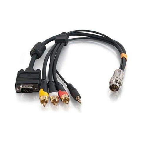 C2G Rr Hd15+3.5+3rca Flying Lead 1.5ft (60018)