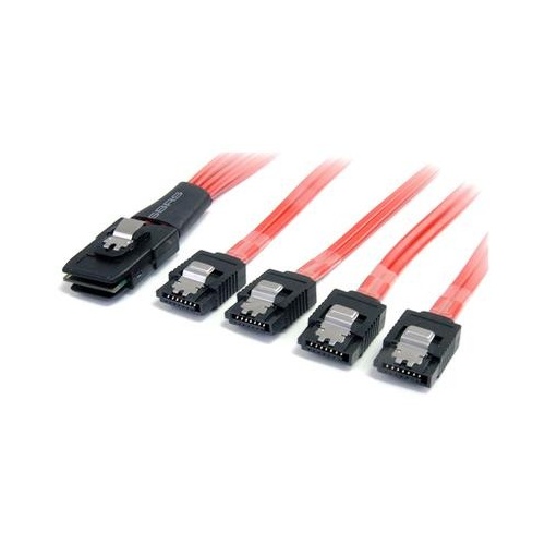 StarTech Sas Cable Sff-8087 To 4x Latching Sata (SAS8087S4100)
