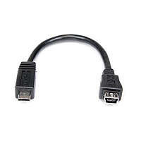 StarTech 6in Micro Usb To Mini Usb Adapter M/f (UUSBMUSBMF6)