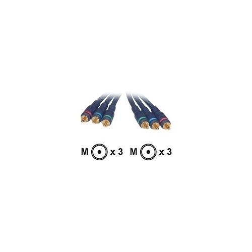 C2G 3 Ft Velocity Component Video Cable Blue (29112)