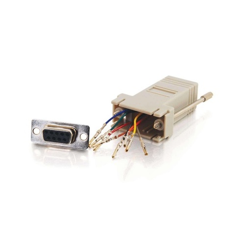 C2G Rj45f/db9f Modular Adapter Grey (02941)