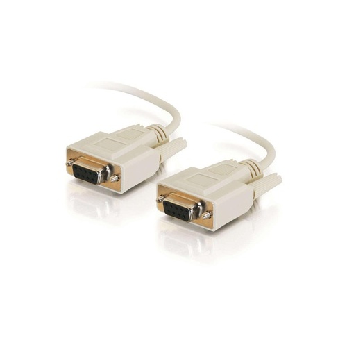 C2G 6 Ft Db9f/db9f Null Modem Cable Beige (03044)