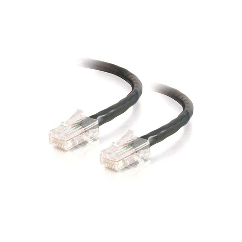 C2G 7ft Cat5e Non-boot Xover Utp Cbl-blk (24508)