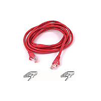 Belkin 30ft Cat6 Snagless Patch Cable Red (A3L98030REDS)