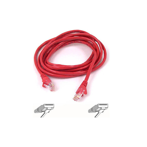 Belkin 30ft Cat6 Snagless Patch Cable Red (A3L98030REDS)