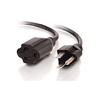 C2G 3ft Outlet Saver Power Extension Cord (03114)