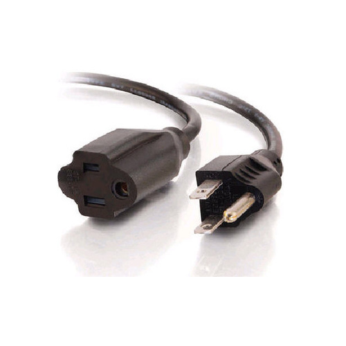 C2G 3ft Outlet Saver Power Extension Cord (03114)