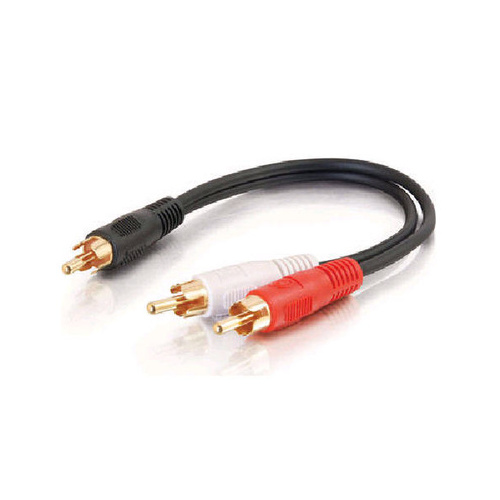 C2G 6in Rca M/rca M X 2 Y-cbl (03161)