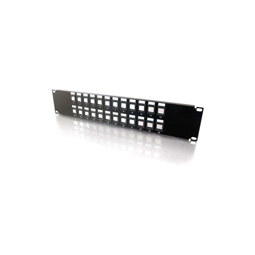C2G 24-port Blank Keystone Patch Panel (03859)