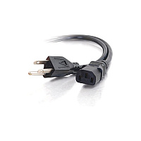 C2G 25ft Universal Power Cord Black (14719)