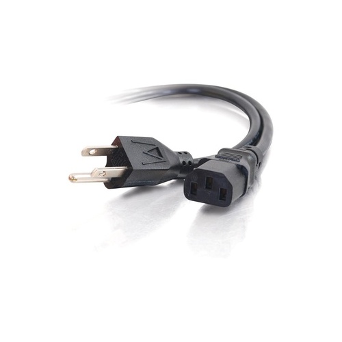 C2G 25ft Universal Power Cord Black (14719)