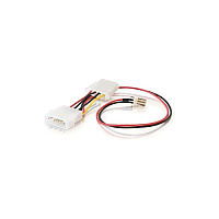 C2G 6in 3-pin Fan To 4-pin Pass Thru Pwr Cbl (27078)