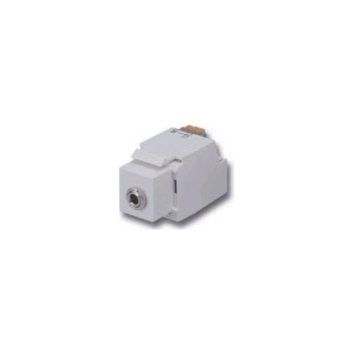 C2G 3.5mm Keystone Adapter 3-conductor White (37036)