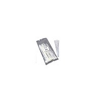 C2G 50pk 7.75in Reusable Cable Ties White (43044)