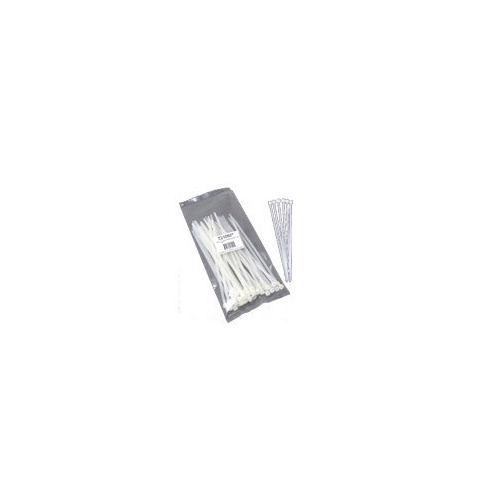 C2G 50pk 7.75in Reusable Cable Ties White (43044)