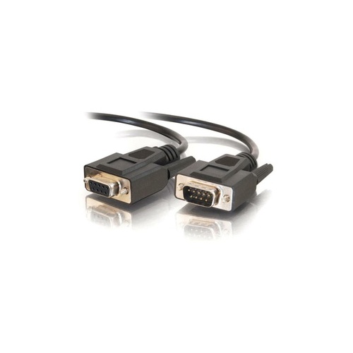 C2G 10ft Db9 M/f Straight Thru Ext Cbl Black (52031)
