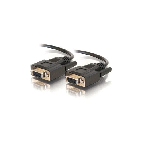 C2G 10ft Db9 F/f Straight Thru Cable Black (52036)