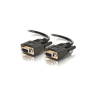 C2G 15ft Db9 F/f Straight Thru Cable Black (52037)