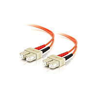 Leviton 2m Sc-sc 62.5/125 Mm Om1 Fiber Cable (09114)