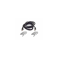 Belkin 25ft Cat5e Snagless Patch Cable Black (A3L791B25BLKS)