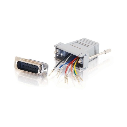 C2G Rj45 / Db15m Mod Adptr Grey (02926)