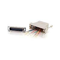C2G Rj45 / Db25m Mod Adptr Grey (02934)