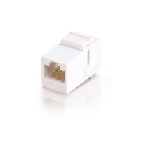 C2G Rj45 8p8c Keystone Insert Coupler White (03677)