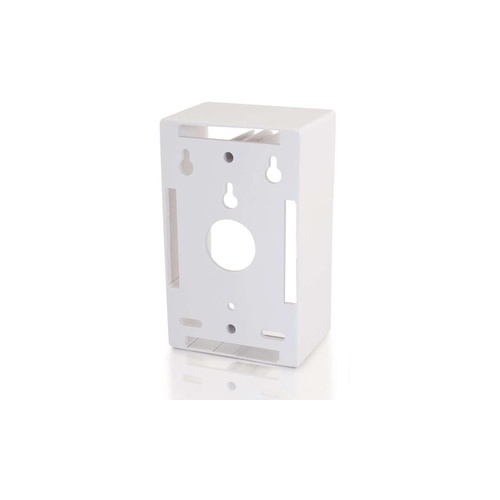 C2G Single Gang Wall Box White (03839)