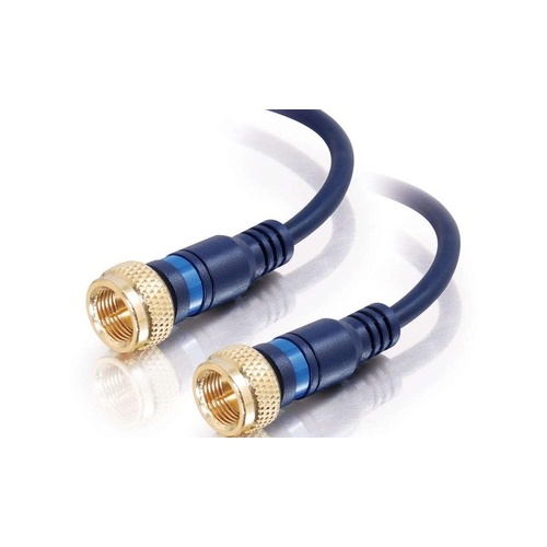 C2G 1.5ft Velocity Mini-coax F-type Cable (40003)