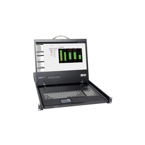 Tripp Lite 1u Rack Console Kvm Switch W/ 19in Lcd (B02100019)