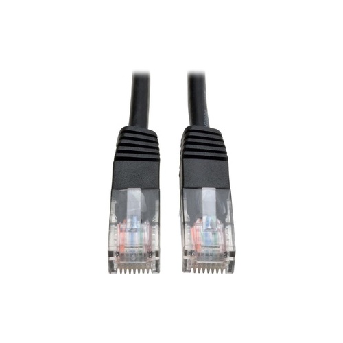 Tripp Lite 15ft Cat5e Molded Patch Cable M/m Black (N002015BK)