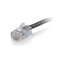C2G 75ft Cat6 Non-booted Pln Cbl-blk (15302)