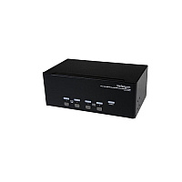 StarTech 4 Port Triple Monitor Dvi Usb Kvm Switch (SV431TDVIUA)