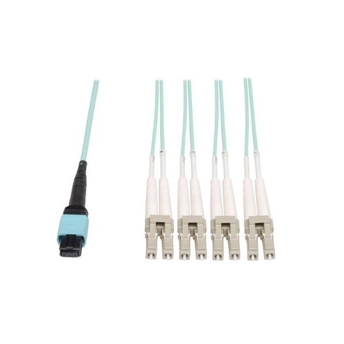Tripp Lite 3m Mtp/mpo Fanout Fiber Cable Om3 Plenum (N84403M8LCP)