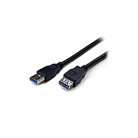 StarTech 6 Ft Black Usb 3 Extension Cable A To A (USB3SEXT6BK)