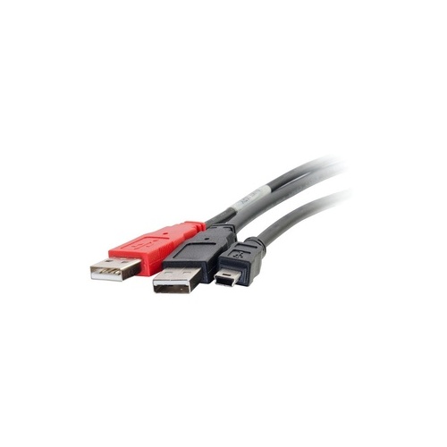 C2G 6ft Mini-b Male To (2)usb (28107)