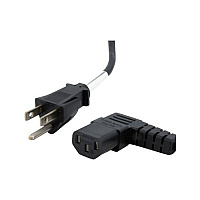 StarTech 6ft Power Cord, Nema 5-15p To Angled C13 (PXT101L)