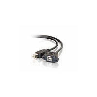 C2G 1ft. Usb 2.0 Bf To Bm Panel Mount Cable (28071)