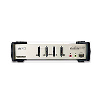 Aten 4port Usb2.0 Kvmp Switch W/audio Support (CS1734B)