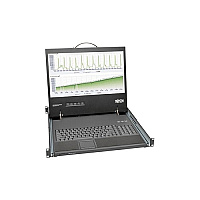 Tripp Lite 1u Rack Console Kvm Short Depth 19in Lcd (B02100019SH)