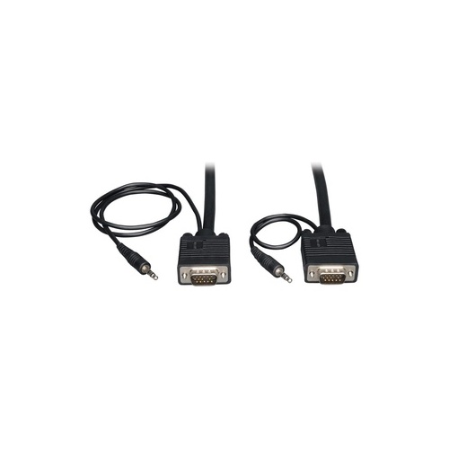 Tripp Lite 10ft Vga Coax Cable W/ Audio/rgb 3.5mm (P504010)