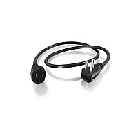 C2G 3ft Flat Plug Power Cord Ext (29814)