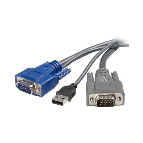 StarTech 6 Ft Ultra-thin Usb Vga 2-in-1 Kvm Cable (SVUSBVGA6)