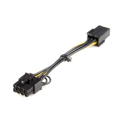 StarTech Pcie 6 Pin To 8 Pin Power Adapter Cable (PCIEX68ADAP)