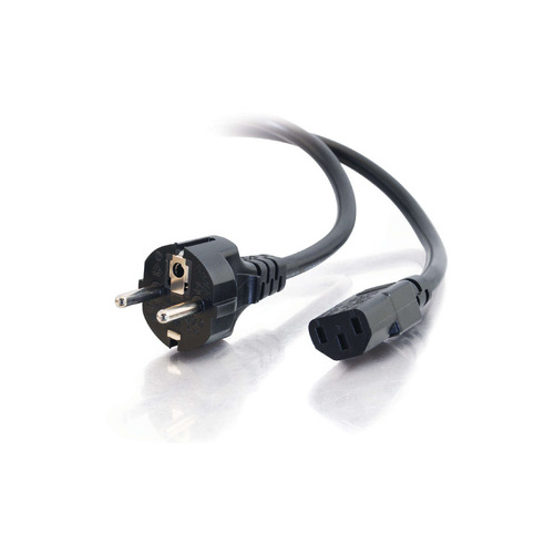 C2G 2.5m European Power Cord Black (03138)