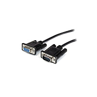 StarTech 2m Straight Through Serial Cable M/f Bk (MXT1002MBK)